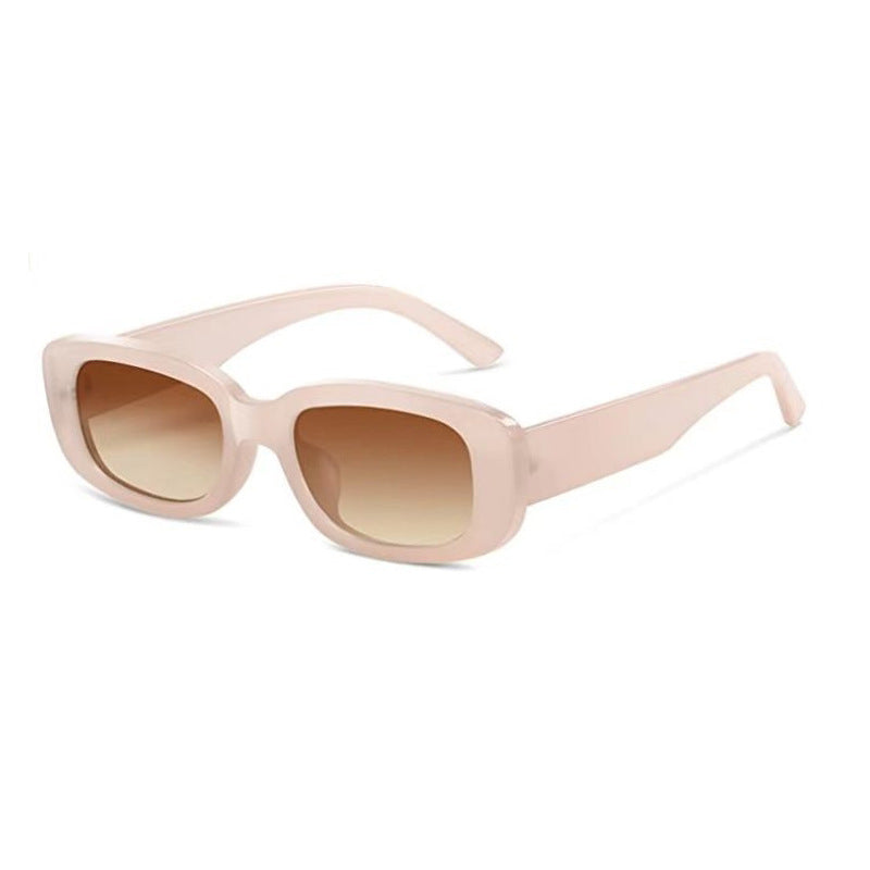 Gafas de sol de montura pequeña para hombre, gafas de sol retro de moda para mujer