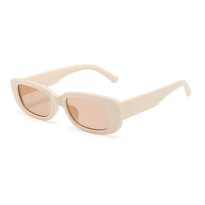 Gafas de sol de montura pequeña para hombre, gafas de sol retro de moda para mujer