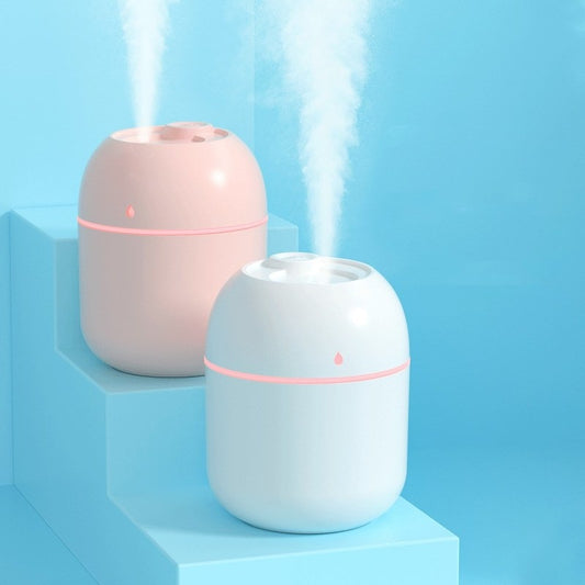 1 humidificador de aire ultrasónico mini portátil de 220 ml, difusor de aceites esenciales con USB, humidificador de aromaterapia para el hogar