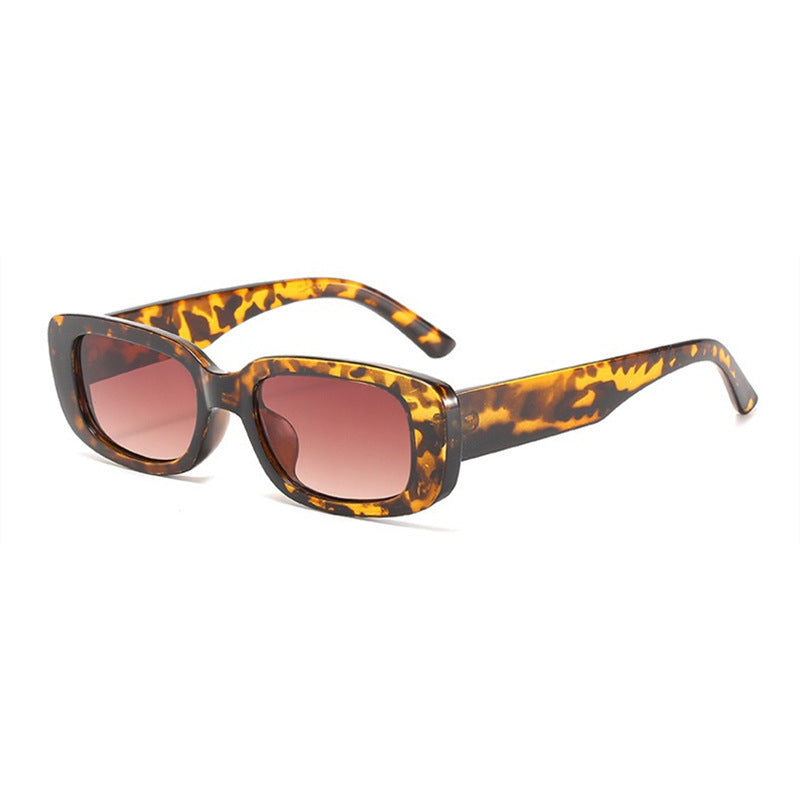 Gafas de sol de montura pequeña para hombre, gafas de sol retro de moda para mujer