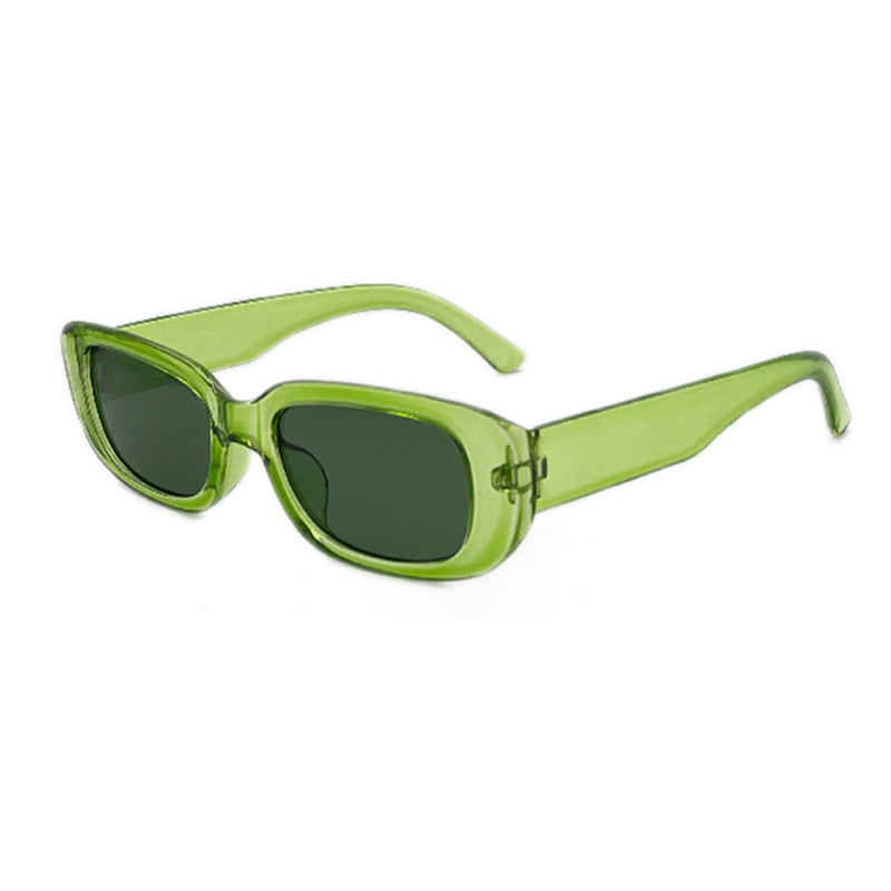 Gafas de sol de montura pequeña para hombre, gafas de sol retro de moda para mujer