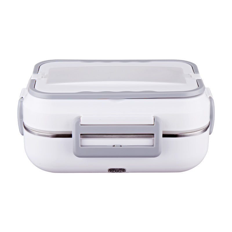 Ustensiles de cuisine Batterie de cuisine 1,5 L Ensembles de casseroles Chauffage Boîtes à lunch électriques portables Récipient en acier inoxydable avec sac isolant pour voiture camion 