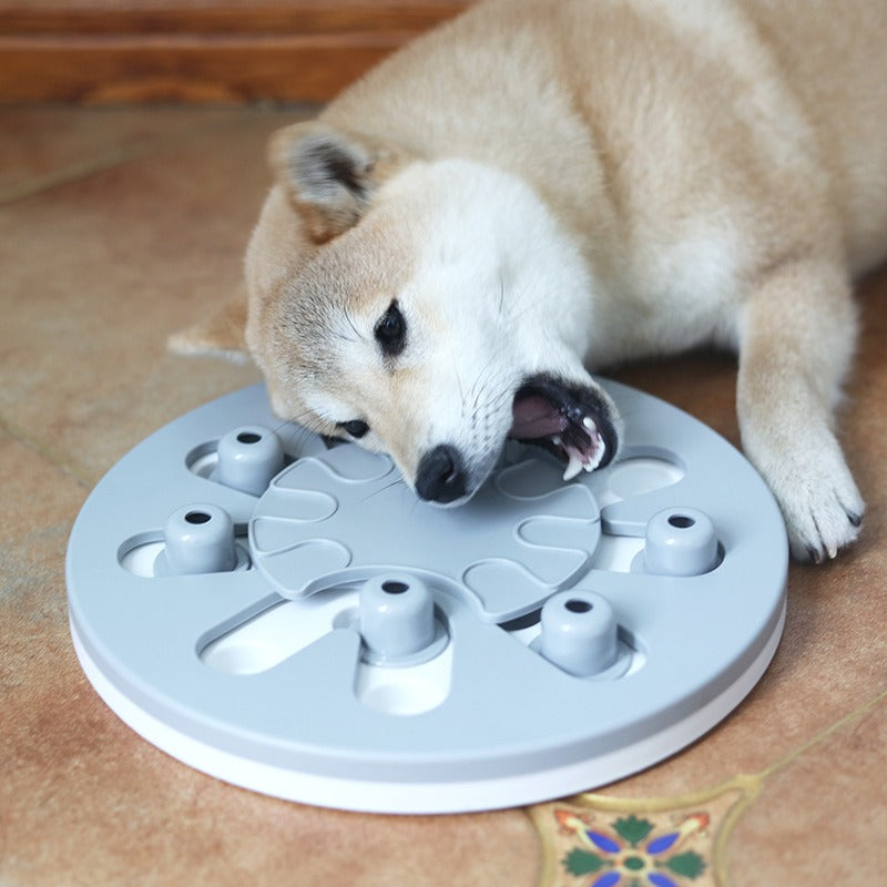 Juguete de rompecabezas para mascotas, juguete de inteligencia para perros, juguete de caza de comida, bocadillo para perros, tazón de comida con fugas lentas