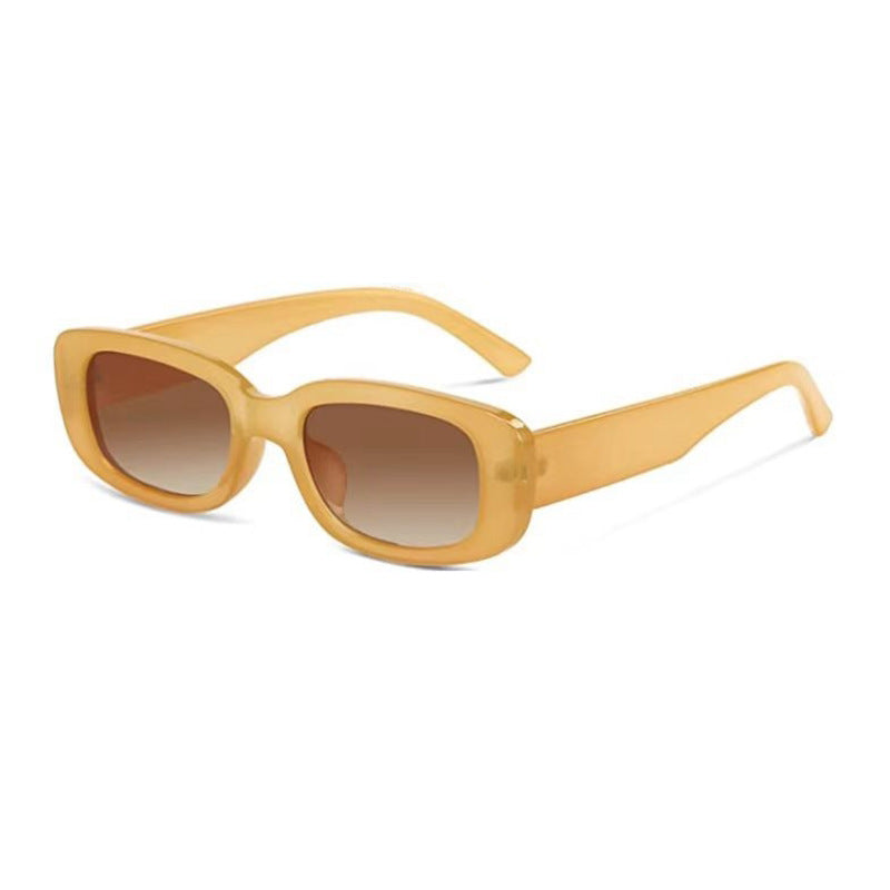 Gafas de sol de montura pequeña para hombre, gafas de sol retro de moda para mujer