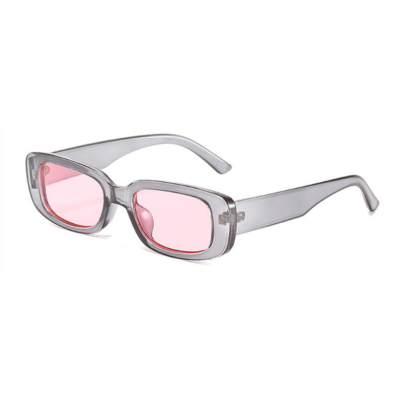 Gafas de sol de montura pequeña para hombre, gafas de sol retro de moda para mujer