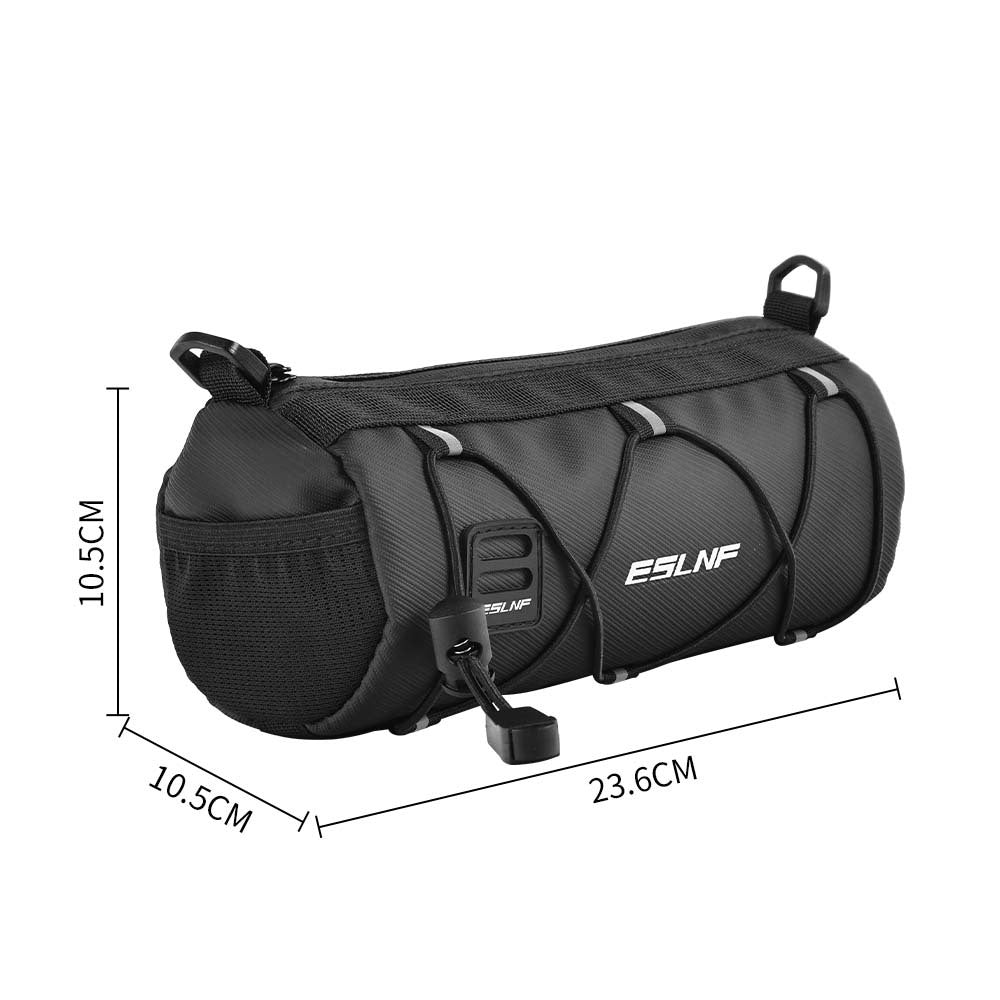 Bolsa delantera de bicicleta para conducir, bolsa de almacenamiento de gran capacidad, bolsa de montar impermeable para exteriores, bolsa delantera de bicicleta de montaña