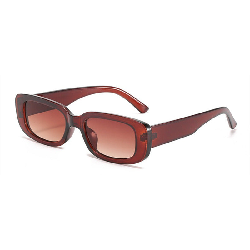 Gafas de sol de montura pequeña para hombre, gafas de sol retro de moda para mujer