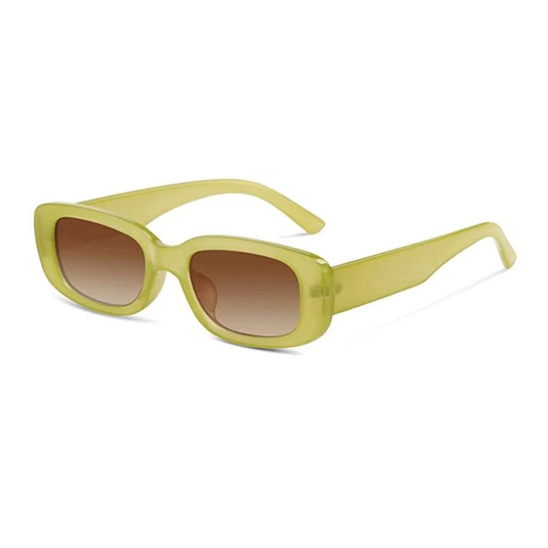 Gafas de sol de montura pequeña para hombre, gafas de sol retro de moda para mujer