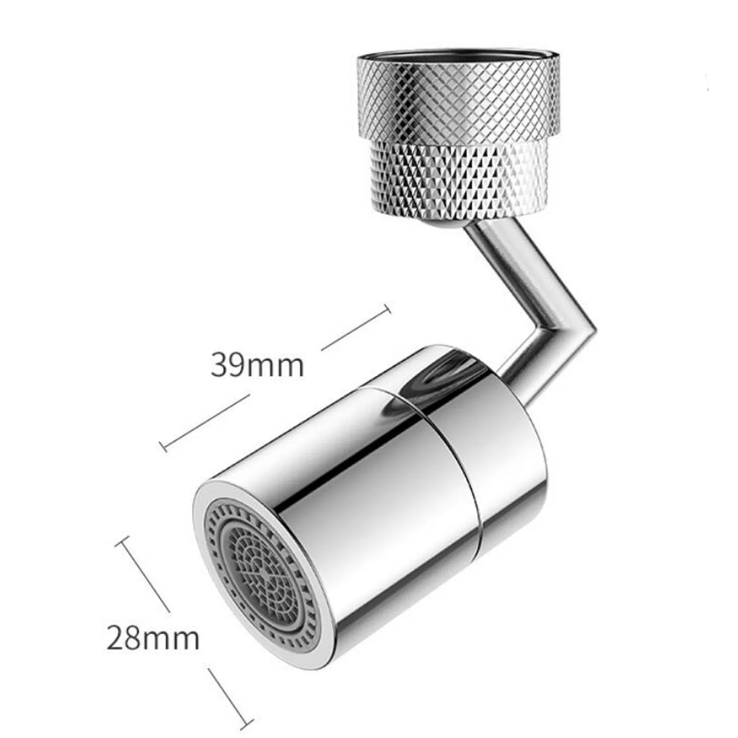 Tap Aerator 720°Rotation Universal Splash-Proof Swivel Water Saving Faucet Kitchen Tap Hole Water Tap Kitchen Fauce