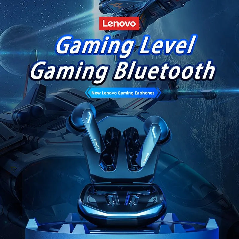 Lenovo GM2 Pro Écouteurs Bluetooth 5.3 Casque de sport Casque sans fil intra-auriculaire Gaming Faible latence Double mode Casque de musique Nouveau