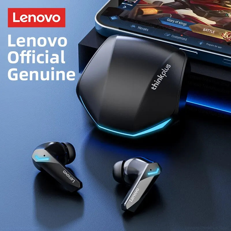 Lenovo GM2 Pro Écouteurs Bluetooth 5.3 Casque de sport Casque sans fil intra-auriculaire Gaming Faible latence Double mode Casque de musique Nouveau